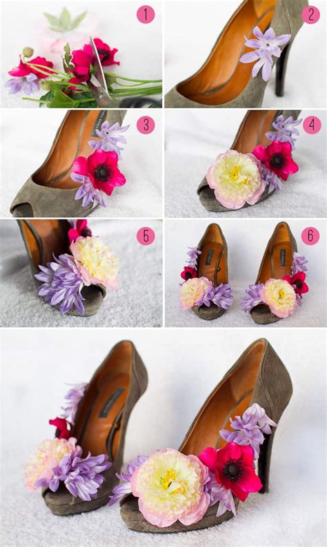 how to make flower heels